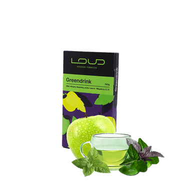 Тютюн Loud Greendrink (Гріндрінк, 100 г)