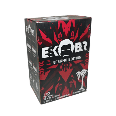 Кокосове вугілля для кальяну Eskobar (1 кг, 72 шт, р25)