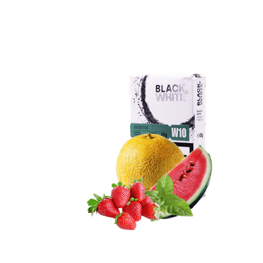 Тютюн Black&White W10 Qudditch (кавун диня м'ята полуниця, 40 г)