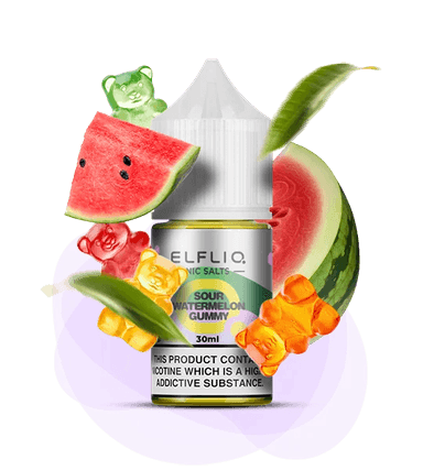 Рідина ELFLIQ Sour Watermelon Gummy 30 мл (КИСЛИЙ КАВУН МАРМЕЛАД)