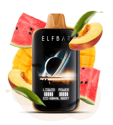 Одноразова Pod-система Elf Bar 40000 Moon Night Mango Peach Watermelon (КАВУН ПЕРСИК МАНГО)