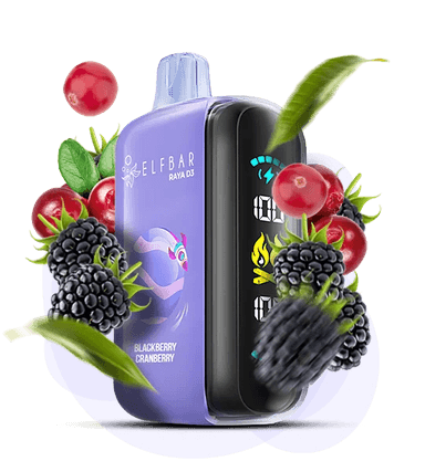 Одноразова Pod-система Elf Bar RAYA D3 25000 Blackberry Cranberry (ОЖИНА)
