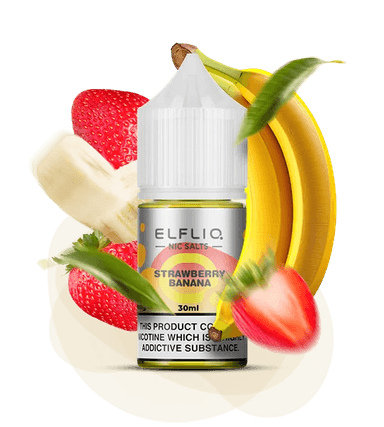 Рідина ELFLIQ Strawberry Banana 30 мл (ПОЛУНИЦЯ БАНАН)