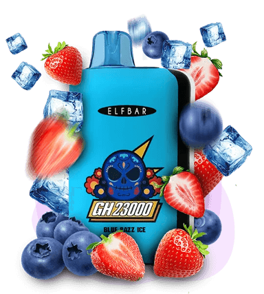 Одноразова Pod-система Elf Bar GH 23000 Blue Razz Ice (БЛАКИТНА МАЛИНА ЛІД)