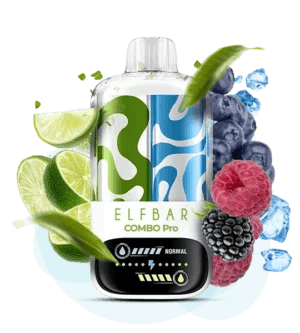 Одноразова Pod-система Elf Bar COMBO PRO 30000 Lime Blue Razz (ЛАЙМ БЛАКИТНА МАЛИНА)