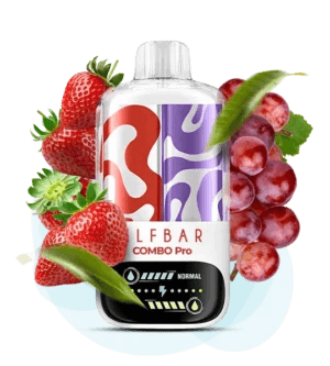 Одноразова Pod-система Elf Bar COMBO PRO 30000 Strawberry Grape (ПОЛУНИЦЯ ВИНОГРАД)