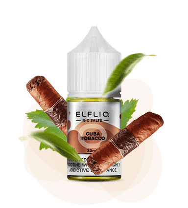 Рідина ELFLIQ Cuba Tobacco 30 мл (КУБИНСЬКИЙ ТЮТЮН)