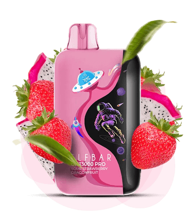 Одноразова Pod-система Elf Bar GH 33000 Pro Sour Strawberry Dragonfruit (ПІТАХАЙЯ ПОЛУНИЦЯ КИСЛИЙ)