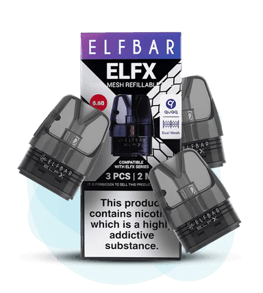 Картриджи 3pcs Elf Bar ELF X 0.6 Ом