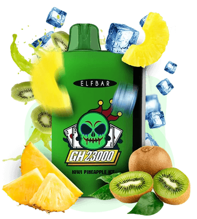 Одноразова Pod-система Elf Bar GH 23000 Kiwi Pineapple Ice (АНАНАС КІВІ ЛІД)