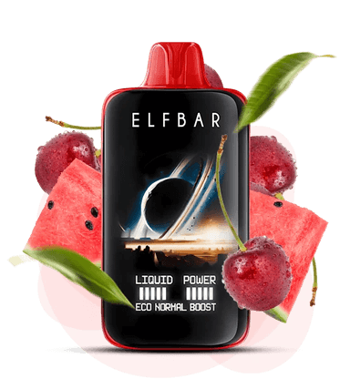 Одноразова Pod-система Elf Bar 40000 Moon Night Cherry Watermelon (КАВУН ВИШНЯ)