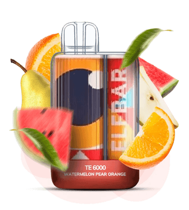 Одноразова Pod-система Elf Bar ТЕ6000 Watermelon Pear Sweet Orange (КАВУН АПЕЛЬСИН СОЛОДКИЙ)