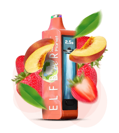 Одноразова Pod-система Elf Bar Planet 25000 Strawberry Peach (ПОЛУНИЦЯ ПЕРСИК)